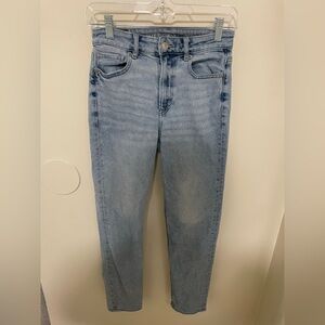 ✨Women’s American Eagle Jeans Mom Straight Stretch Jeans Size 0